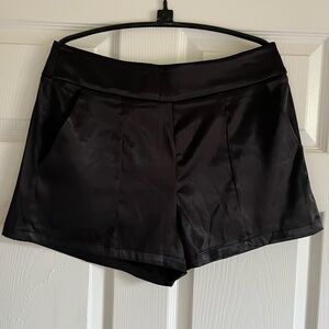 SHEIN Black High Waist Women's Shorts